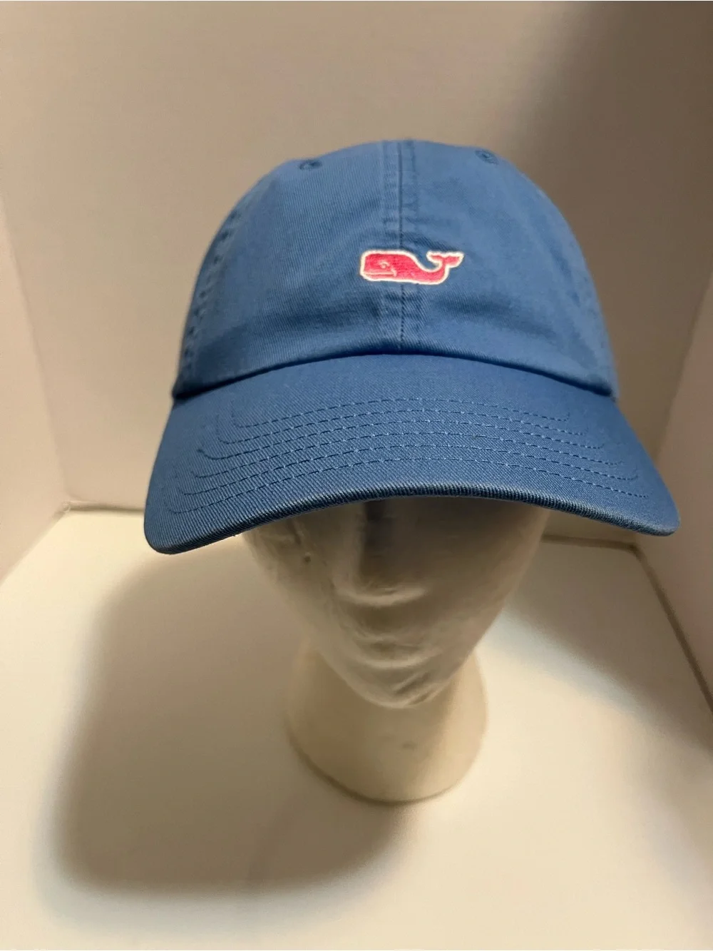 Vineyard Vines Light Blue Cap with Pink Whale - Men Swim